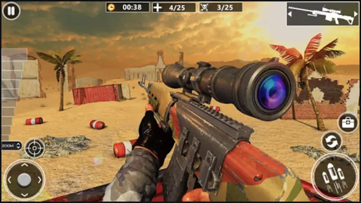 Desert Sniper Shooting android App screenshot 4